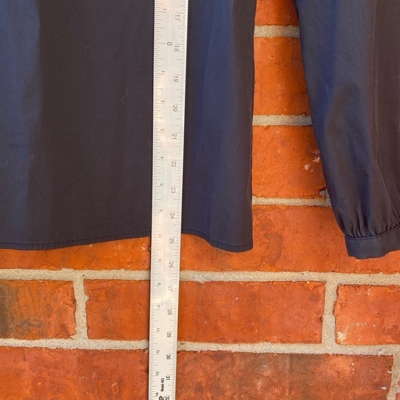 J. McLaughlin Womens Small Black Bow Tie Long Sleeve Blouse - Picture 6 of 7